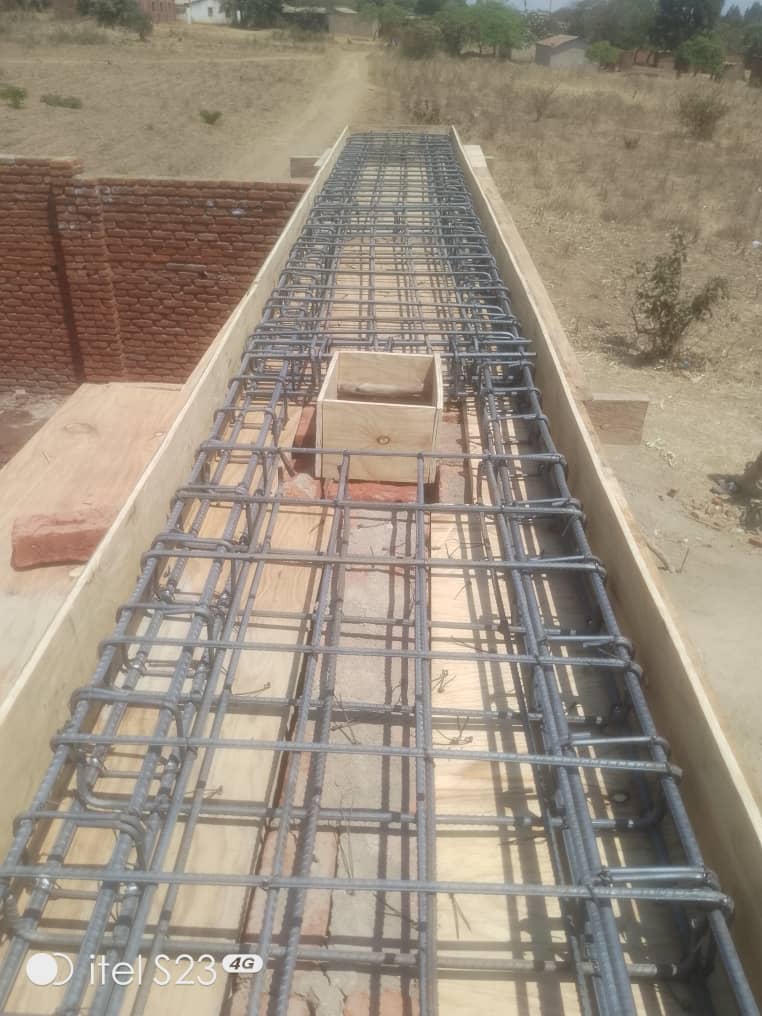 Reinforced foundation beams